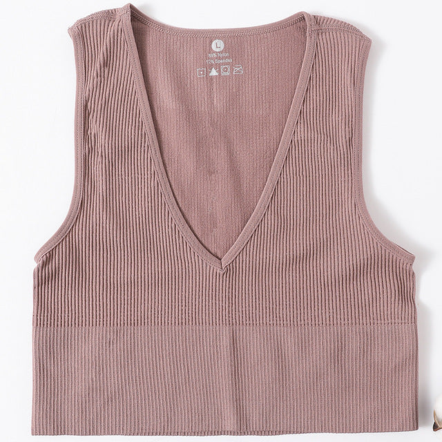 Crop Top Women Vintage Seamless Underwear Crop Top Women Vintage Seamless Underwear